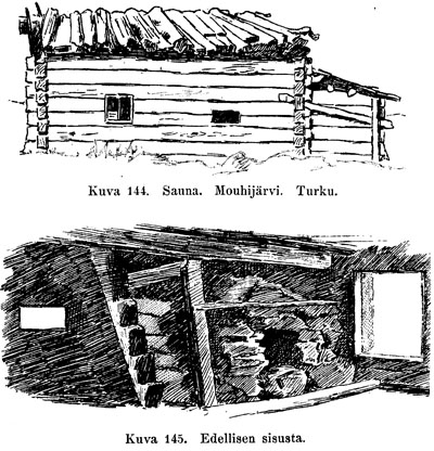 Vana Soome saun Mouhijarvil